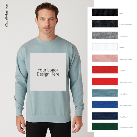 Custom Printed Crew Sample (Wholesale pricing upon request)