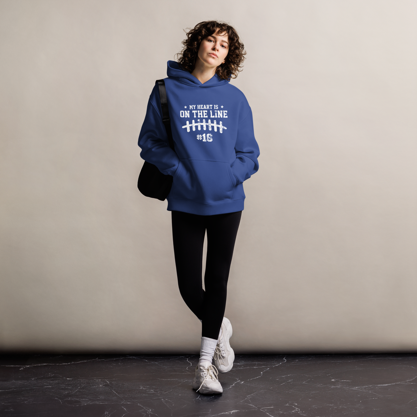 My heart is on the line Customized Hoodie